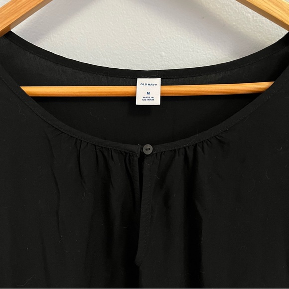 Black Mini Dress M - Picture 2 of 4